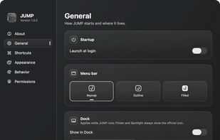 General settings