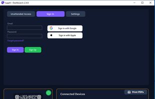 SignIn to acceess remotely