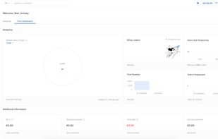 The Firm Dashboard in Jusnote offers law firms a clear snapshot of firm-wide productivity, billing leaders, and financial metrics.