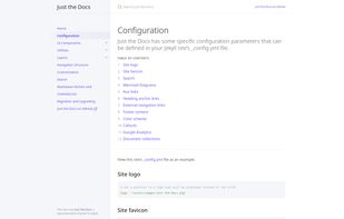 Just the Docs screenshot 2