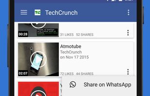 Share directly to WhatsApp, Instagram etc