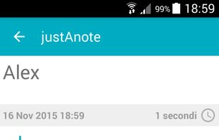 justAnote screenshot 1