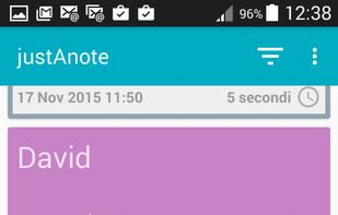 justAnote screenshot 1