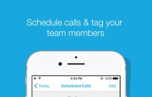 Schedule calls or let your customers/leads schedule call with you. Get notification whenever the call is scheduled.
