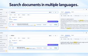 Search documents in multiple languages