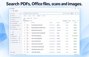 Search PDFs, Office files, scans and images