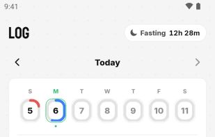 Nutrition and calorie logging