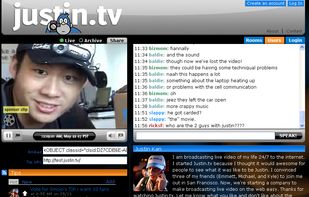 Justin.tv screenshot 1