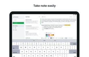 Justnote screenshot 1
