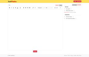 JustPaste.it screenshot 1