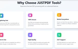 JUSTPDF screenshot 1