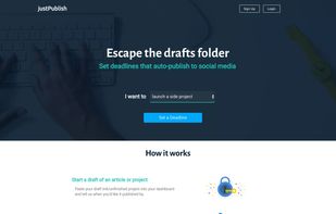 JustPublish screenshot 1