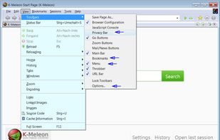 K-Meleon screenshot 2