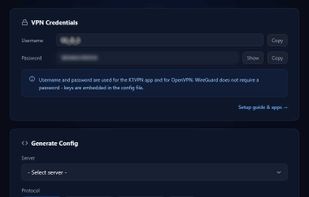 Configuration generator