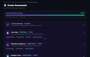 Multi-test assessment builder — Combine multiple types in a single assessment 