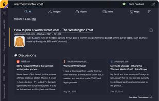 Kagi Search screenshot 2