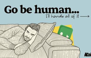 Go be human. Kai handles your meetings, email, tasks and calendar.