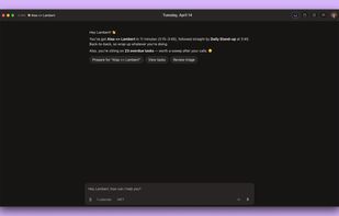Daily plan — tasks slotted against real calendar availability, with deep-work blocks protected.