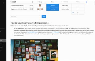 Rich text in the same board