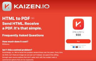Kaizen.io screenshot 1