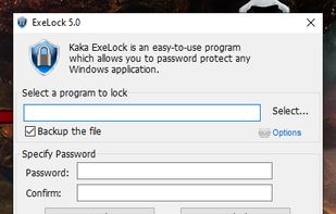 Kaka ExeLock screenshot 1