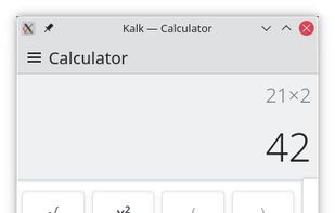 Kalk Calculator screenshot 1