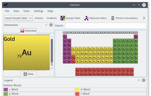 Kalzium screenshot 1