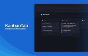 Turn your New Tab into a fast & private Kanban board