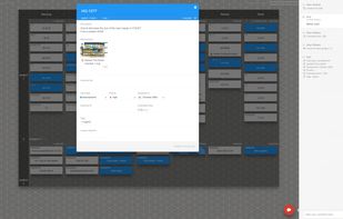 Kanban Tool - an open card view, with comments section visible on the right side of the card.