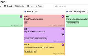 Kanboard screenshot 1