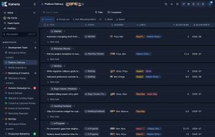 Table View for Tasks