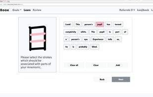 Interactive mnemonics editors