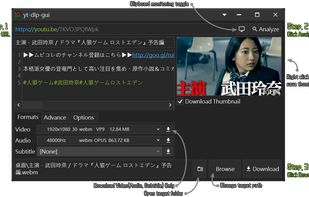 yt-dlp-gui screenshot 1