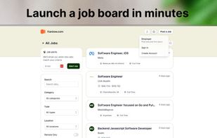 Launch a job board in minutes