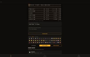 Display custom messages, complete with color tabs and emojis.