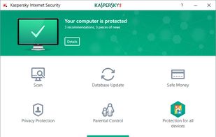 Kaspersky Internet Security screenshot 1