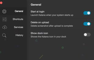 Katana - screenshot utility for macOS screenshot 1