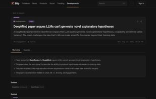 A thread page from Development's section and its related threads