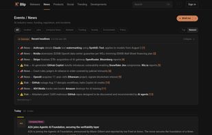 KBlip's Releases section with the 24H AI Generated overview tab expanded