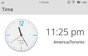 KClock Clock screenshot 1