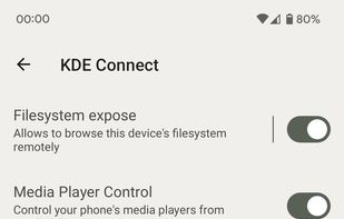 KDE Connect screenshot 3