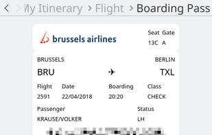 KDE Itinerary screenshot 1