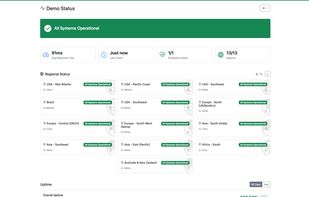 12+ Regions, Page light mode