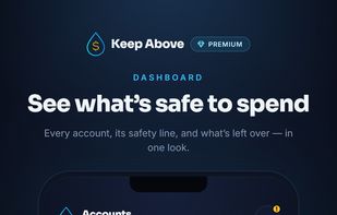Dashboard - every account and where its balance stands