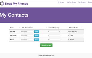 Keep My Friends screenshot 1