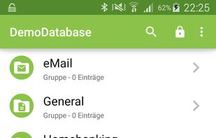 Keepass2Android screenshot 1