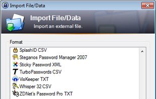 KeePassBrowserImporter screenshot 1