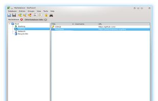 KeePassX screenshot 1