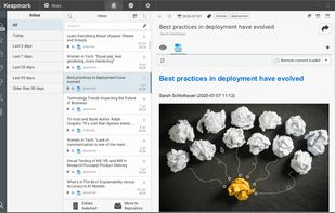 Use Keepmark to Read news