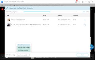 Converting YouTube Music